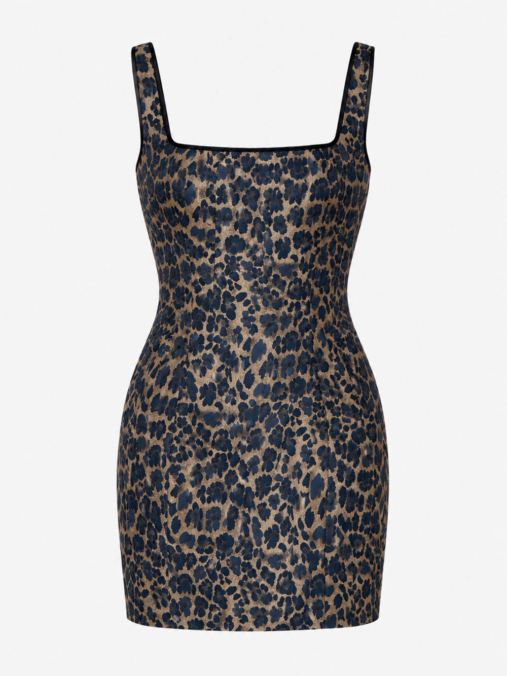 Saylor - Cheetah Print Mini Dress with Bow (Size XS) - New With Tags